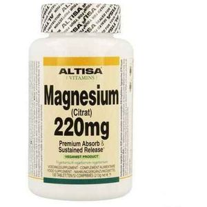 Altisa Magnesium citraat 220mg  Tabletten 100 stuks