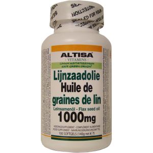 Altisa Lijnzaadolie 1000mg Capsules 100 stuks