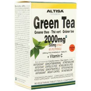 Altisa - Groene Thee - Tabletten - 2000 mg - 90 Stuks