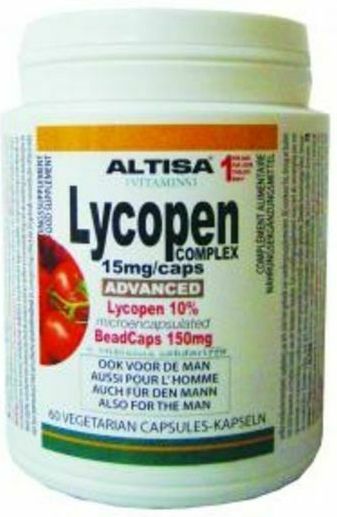Altisa - Lycopen Complex - Capsules - 10% - Tomaat - Selenium - Zink