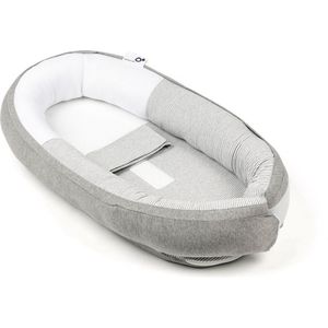 Doomoo Cocoon - Babynestje - Biologisch Katoen en 74 x 46 cm - Classic Grey