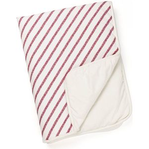 Doomoo Dream - Babydeken - Biokatoen - Ultrazacht - 75X100 cm - Ruby Stripes