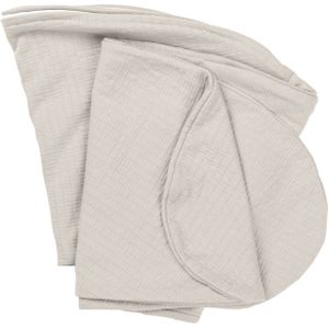 Doomoo Buddy Cover - Hoes voor Voedingskussen Buddy - Biologisch Katoen - 180 cm - Tetra Jersey Sand