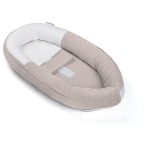 Doomoo - Cocoon Tetra Jersey - Babynest - Sand - Ademend Materiaal