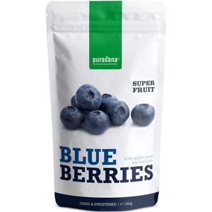 Purasana Blauwe bessen/myrtilles vegan 150 gram