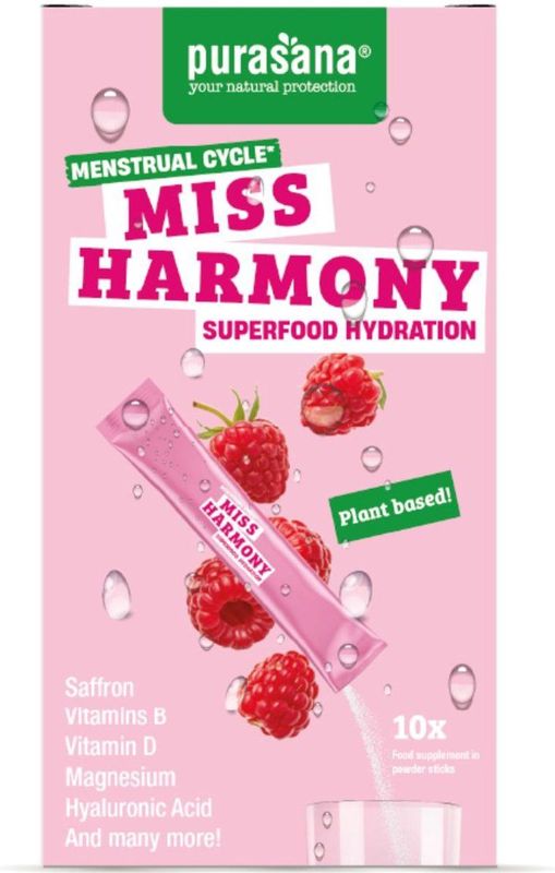 Purasana - Miss Harmony - Superfood Hydration Poeder - 10 Stuks