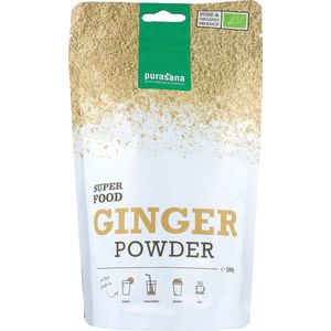 Purasana Gember poeder/poudre gingembre vegan bio 200 gram
