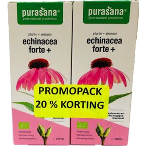 Purasana Echinacea forte+ promo pack bio  200 Milliliter