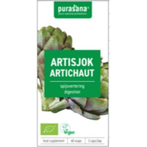 Purasana Artisjok Extract 300 mg 60 vegacapsules