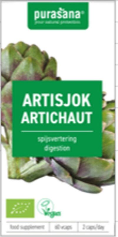 Purasana Artisjok Extract 300 mg 60 vegacapsules