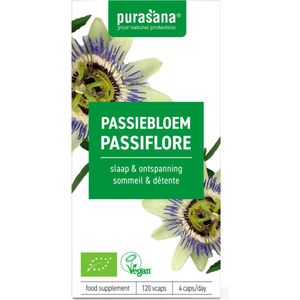 Purasana Passiebloem Extract 125 mg 120 Vegacapsules