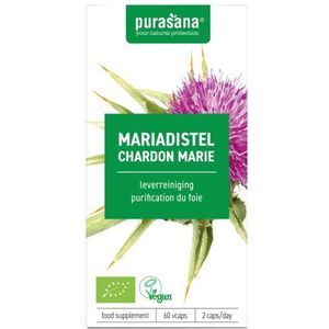 Purasana Vegan Mariadistel 60 stuks