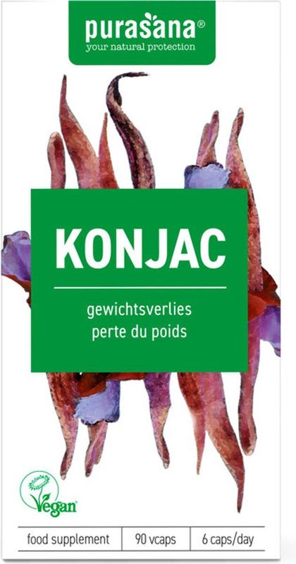 Purasana Konjak Extract 530 mg 90 Vegacapsules