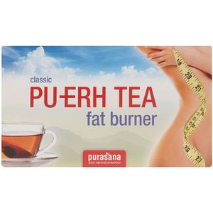 Purasana Pu-erh thee builtjes/sachets vegan 20 zakjes