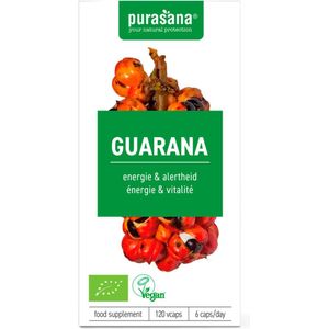Purasana - Guarana capsules bio 120 pcs. - 120 handige capsules
