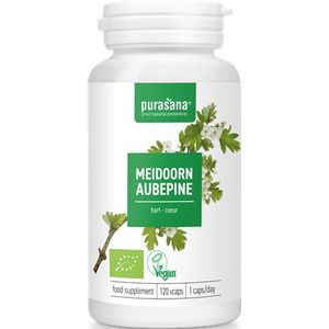 Purasana Bio meidoorn 355mg 120vc