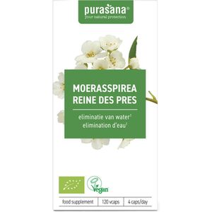 Purasana Moerasspirea/reine des pres vegan bio 120 Vegetarische capsules