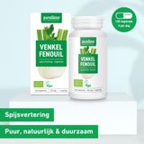 Purasana Venkel/fenouil vegan bio 120 Vegetarische capsules