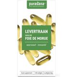 Purasana Levertraan/huile de foie de morue bio 120 capsules