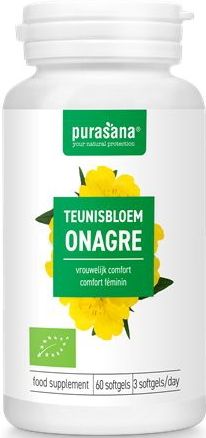 Purasana Teunisbloem/onagre bio 60 capsules