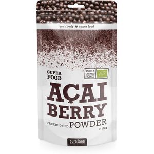 Purasana Acai bessen poeder/poudre baies d'acai vegan bio 100 gram