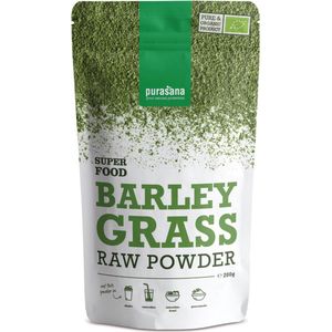 Purasana Gerstegras poeder/poudre herbe d'orge vegan bio 200 gram
