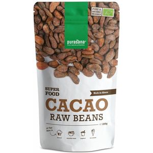 Purasana Cacao bonen/feves vegan bio 200 gram