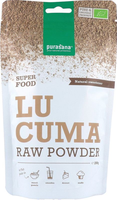 Purasana Lucuma poeder/poudre vegan bio 200 gram