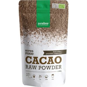 Purasana Cacao poeder/poudre vegan bio 200 gram