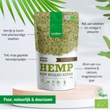 Purasana Gepeld hennepzaad hulled hemp seeds bio 200 gram