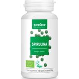 Purasana Spirulina/spiruline vegan bio 180 Capsules