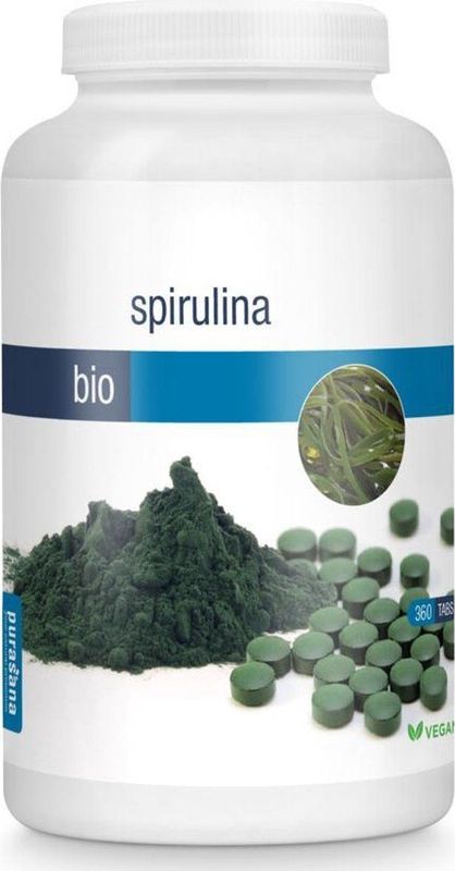 Purasana Spirulina/spiruline vegan bio 360 Capsules