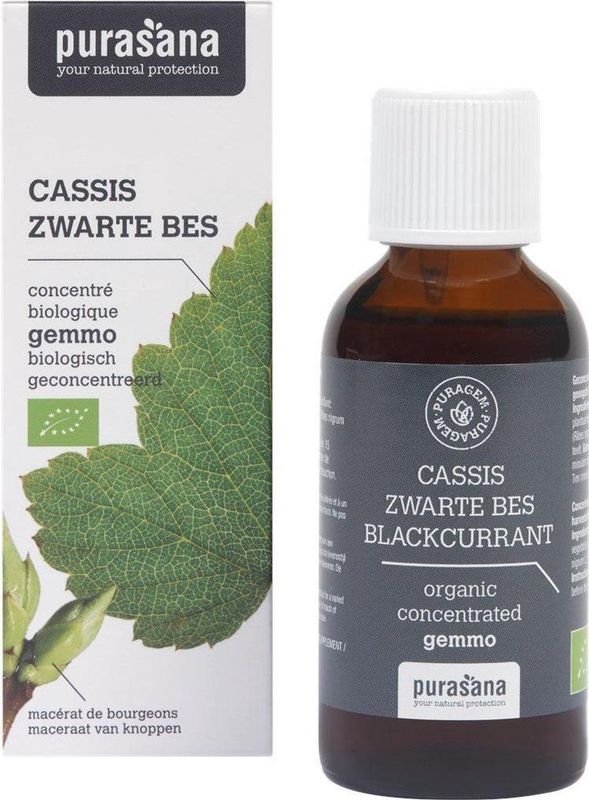 Purasana - Puragemm - Zwarte Bes - 50 ml - Voedingssupplement