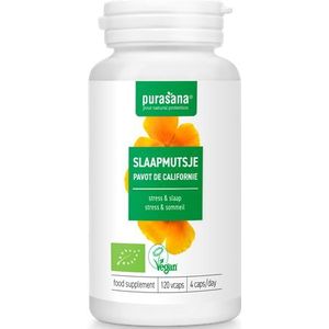 Pit&Pit - Escholtzia - slaapmutsje capsules bio 120 pcs. - Zuiver en ongeconcentreerd - 120 capsules