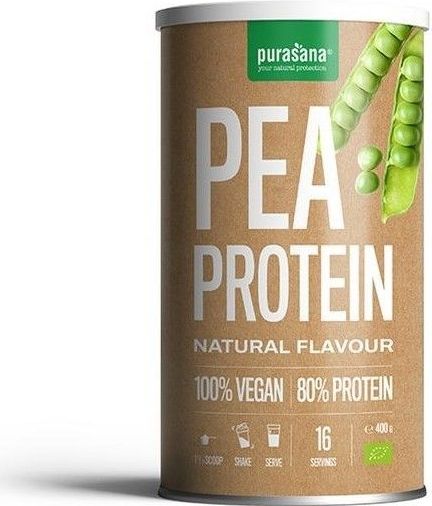 Purasana Vegan proteine erwt/pois bio (400g)