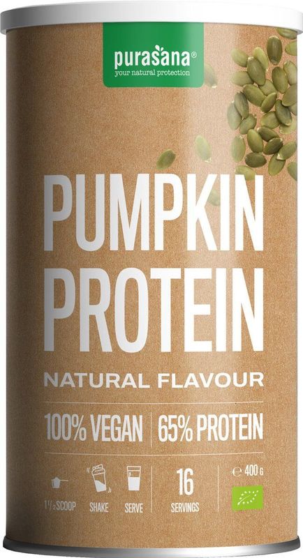 Purasana Vegan proteine pompoen/potiron bio (400g)