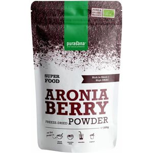 Purasana Aronia Berry Poeder Biologisch 200 gr