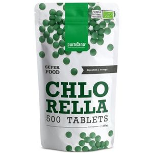 Purasana Chlorella bio 500 mg 500 tabletten