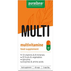 Purasana - Multivitamine - 13 Vitamines - 8 Mineralen - Natuurlijke Bescherming