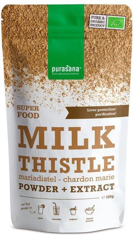 Purasana - Mariadistel Extract - Poeder - Biologisch - Vegan