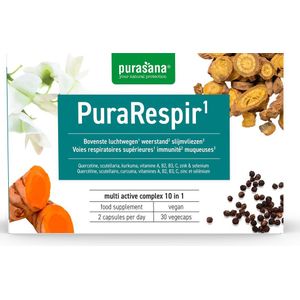 Purasana - PuraRespir - Supplement - 10-in-1 - Poeder - Natuurlijke Ingrediënten