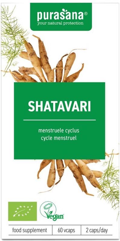 Purasana - Shatavari - Vegacaps - 60 Stuks - Plantaardig