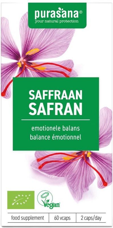 Purasana - Saffraan Capsules - 5% Crocines - 30 Stuks