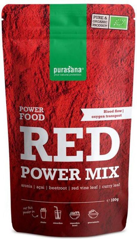 Purasana - Red Power Mix - Superfood Mix - Rood - Poeders en Extracten