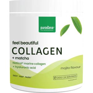 Purasana - Feel Beautiful - Collageen - Groene Thee - 300g