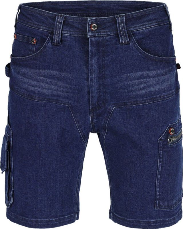 Herock Lago jeans korte werkbroek Experts (2001) - Blauw