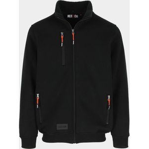 Otar sweater met kraag donker heather grijs