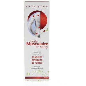 Fytostar - Spierolie - Mix van Essentiële Oliën - Voor Vermoeide en Stijve Spieren