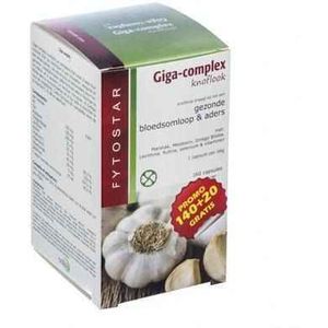 Giga-complex - Antioxidant - Knoflook - Meidoorn - Ginkgo Biloba - Maretak