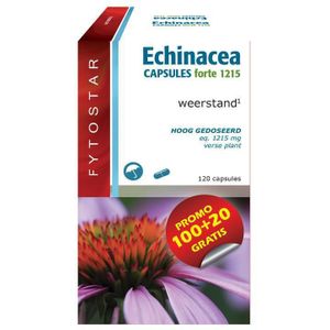 Fytostar Echinacea Forte - Supplement - Weerstand - Met Echinacea - 120 plantaardige capsules